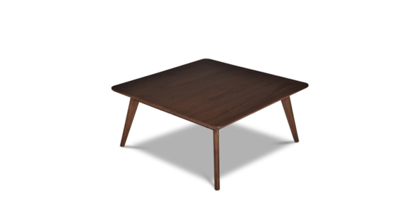 Buy wood furniture online - Buy expertly crafted wood coffee table - Lap and Dado furniture studio, Tempe solid teak wood square coffee table for living room/ family room